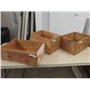 Image 1 : 3 Wooden Whiskey Crates