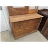Image 2 : Dresser Combo Wash Stand 16.5" x 28" x 40" with Mirror Frame add 40" x 52" - 