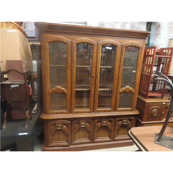 China Cabinet - 2 pc 17" x 70" x 81"