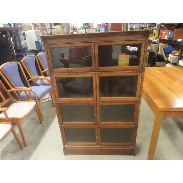 Oak Mission Book Case 9" x 35" x 55"