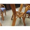 Image 3 : Sunroom Wicker Table 29" x 42" & 4 Chairs
