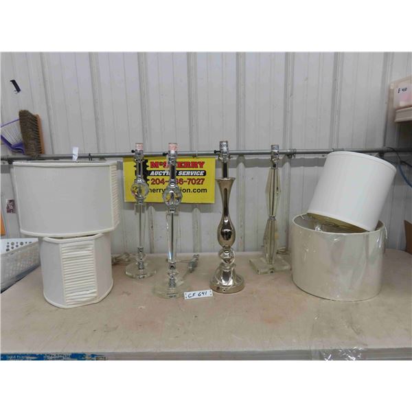 4 Lamps - missing bracket that holds shade