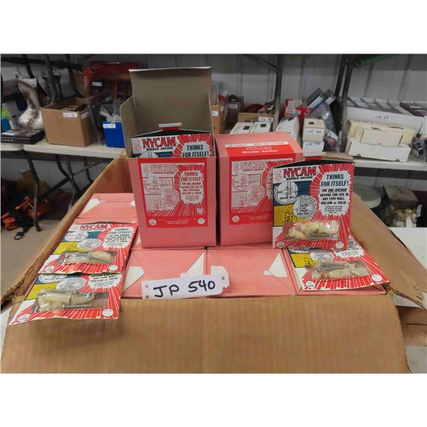 1 Box of Nycam Wall Anchors