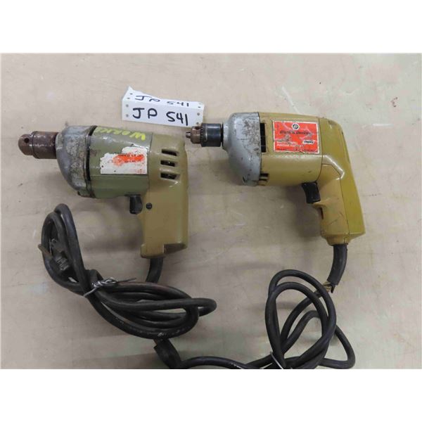 2 Electric Drills - Tested, Working