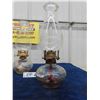 Image 2 : 1 Pair of Oil Lamps with Chimneys