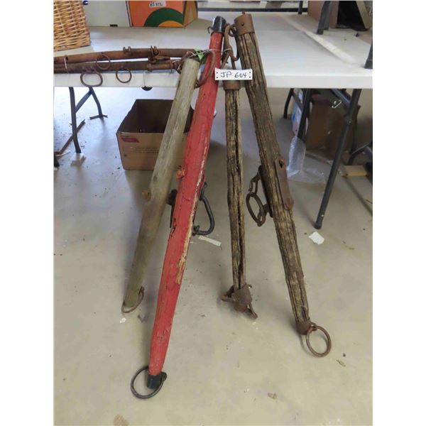 4 Sets of Single Trees & Set of Hames