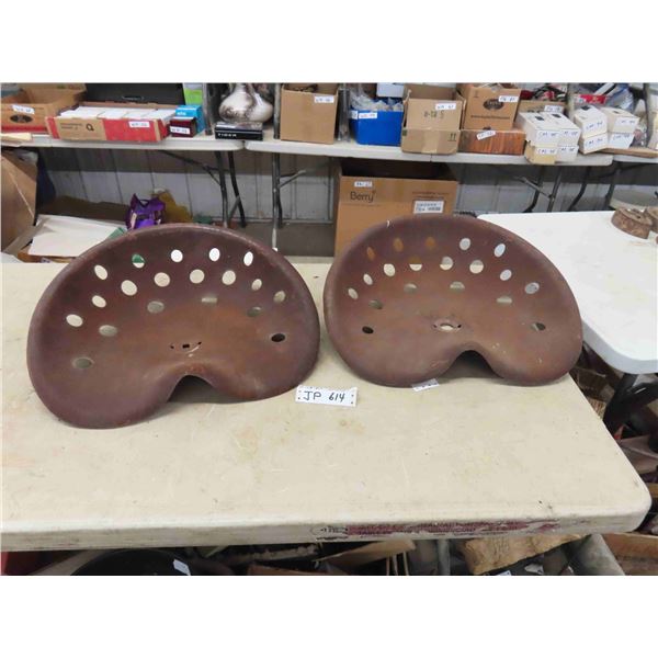 2 Heavy Metal Farm Implement Seats