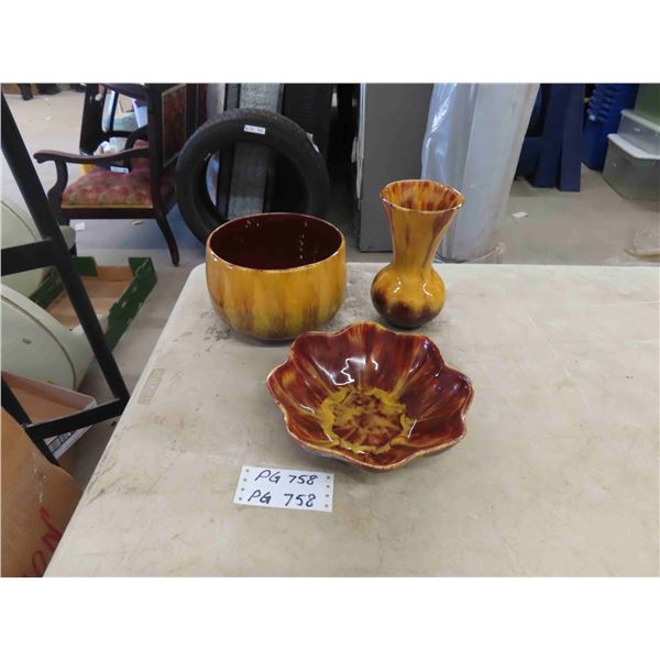 Blue Mountain Pottery - 3 pcs