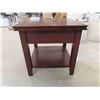 Image 3 : End Table with Drawer 20" x 20.25" x 20.25"