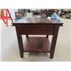Image 4 : End Table with Drawer 20" x 20.25" x 20.25"