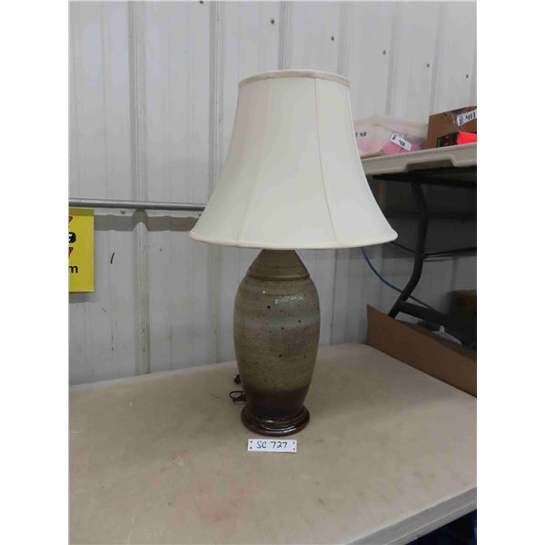 Ceramic Lamp with Shade 31" Tall