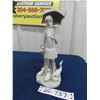 Image 2 : 2 pcs Lladro; Girl with Duck  11" Tall & Girl with Pigtails 9" tall