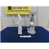 Image 7 : 2 pcs Lladro; Girl with Duck  11" Tall & Girl with Pigtails 9" tall