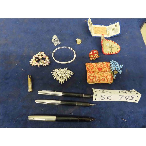 Fashion Jewellery, Religious Medals, Fountain Pens