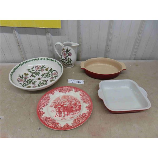 Casserole Dishes, Pitcher, plus more