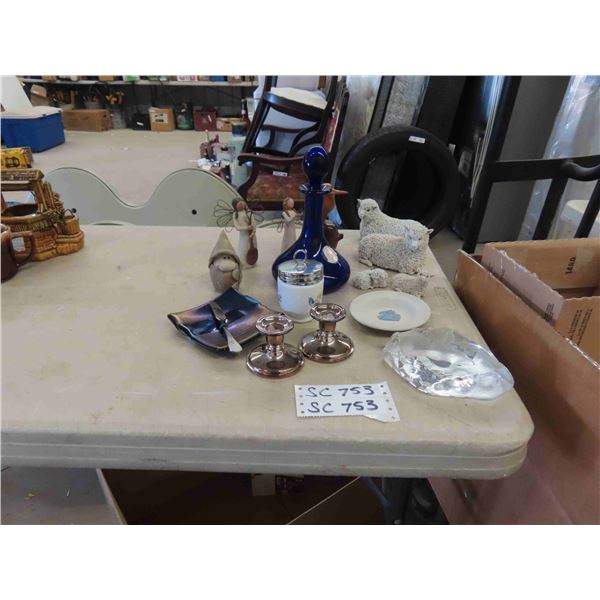 Knicks Knacks ; Candle Holders, Angels, plus more