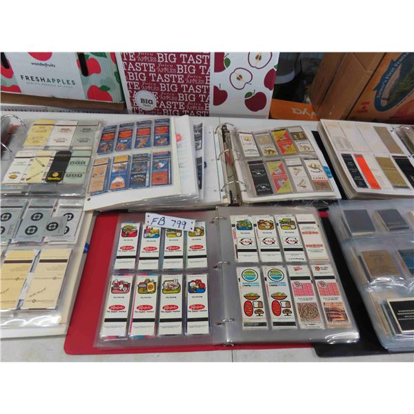 6 binders of Match Book Covers