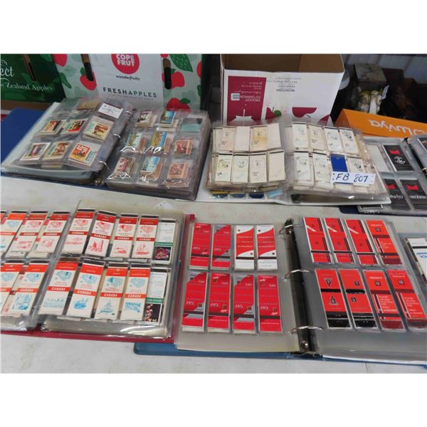 7 Binders of Match Book Covers