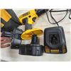 Image 7 : DeWalt Power Angle Grinder 7Amp & DeWalt 1/2" Drill 18V 2 Battery, Charger, Case