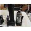 Image 2 : (2) 3Ton Long Stroke Hydraulic Jacks & 2 Hydraulic Bottle Jacks - 8Ton