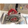 Image 2 : Power Circular Saw with Extra Blades, New Hand Wood Chisel, Saws, Hinges