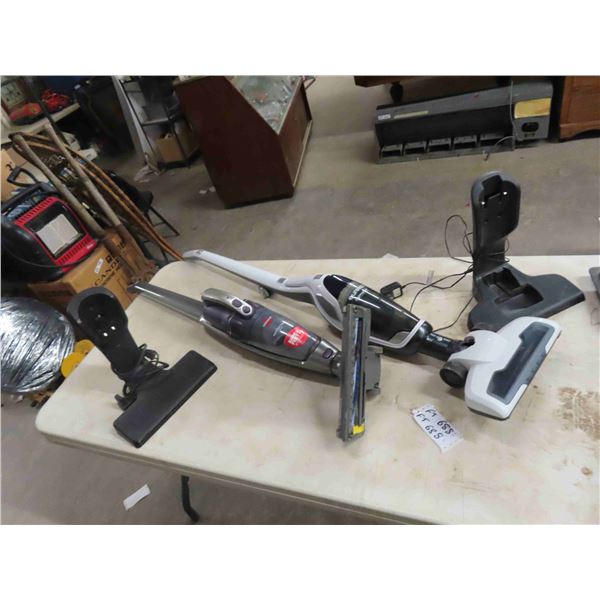 Bissel Cordless Vacuum, Eureka Cordless Vacuum - Both with Charger