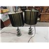 Image 1 : Set of Table Lamps with Cool Shades