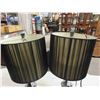 Image 2 : Set of Table Lamps with Cool Shades