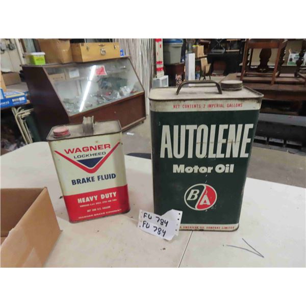 BA Autolene 2 Gal Can, Wagner Brake Fluid 1 Gal Can