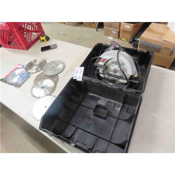 Skil Circular Power Saw 7.25" 10 Amp with Extra Blades & Hard Case