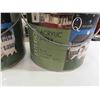 Image 2 : Latex Exterior Paint - Black, Flat Finnish Paint - 3 Gal - all kept inside