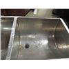 Image 5 : Stainless Steel Double Sink 20" x 34" x 47"