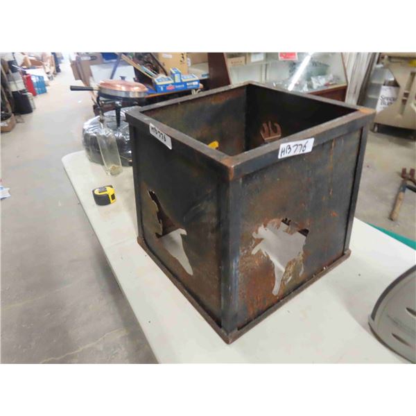 Metal Fire Pit 16" x 16" x 16"
