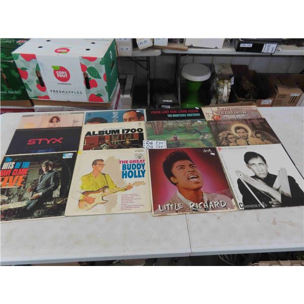 12 Rock and Roll Albums : Buddy Holly , Righteous Brothers , Plus