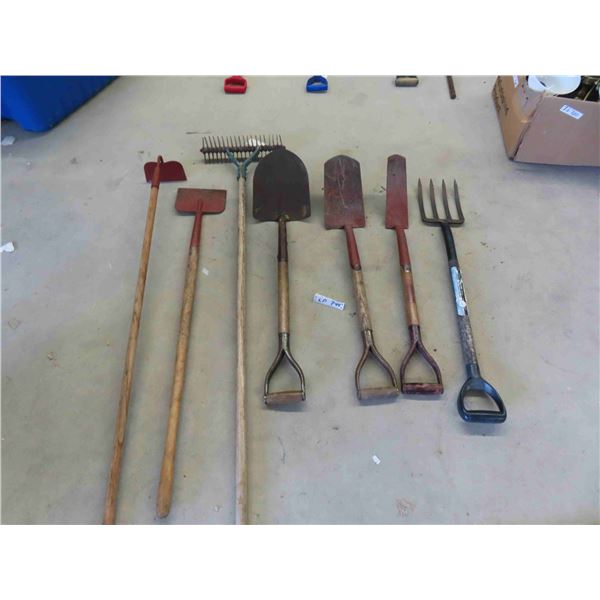 Yard Tools : Hoe , Pitch Fork , Spades, Plus