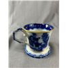 Image 2 : A Scarce Flo-Blue Mug Circa 1860