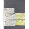 Image 1 : Lot Of 6, Home Oil Of BC Receipts, 1950's