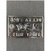 Image 2 : 1958 Delta First Half Plate Tag