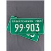 Image 1 : 1969 Saskatchewan License Plate Pair