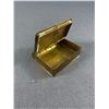 Image 2 : Antique Brass Book Box w/Hinge Cover - 3.75" & 'Don't Argue' Match Box