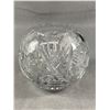 Image 1 : Lovely Classic Pinwheel Crystal Rose Bowl