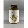 Image 2 : Delicate Hand Painted Hammersley Bone Chine Tabletop Lighter - England