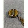 Image 2 : Antique 1910 Ketcham & McDougall Retractable Chain Brooch/ Keys For Pocket Watch USA