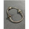 Image 2 : Chamilia Sterling Silver Slide Charm Bracelet 7" Snap Clasp w/2 RN Regestered Nurse Charms - 19 Gram
