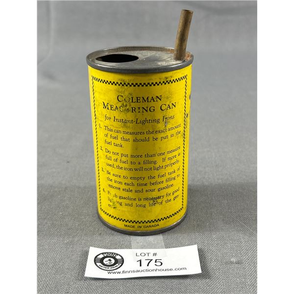 Vintage Coleman Measuring Tin