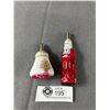 Image 1 : 2 Antique Xmas Light Bulbs