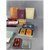 Image 2 : Lot Of Various Interesting Playing Cards, Holders & More