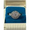 Image 2 : Vintage Halo Style Rhinestone Ring In Gift Box