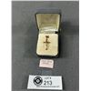 Image 1 : 10 Kt Gold Crucifix Cross Pendant