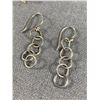 Image 4 : 3 Pairs Of 925 Sterling Silver Dangle Earrings